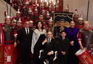 Con profundo fervor y solemnidad, la Procesión del Silencio recorre las calles de la capital